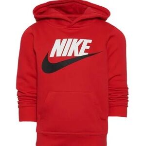 Nike Kids Red Sweatshirt with Logo